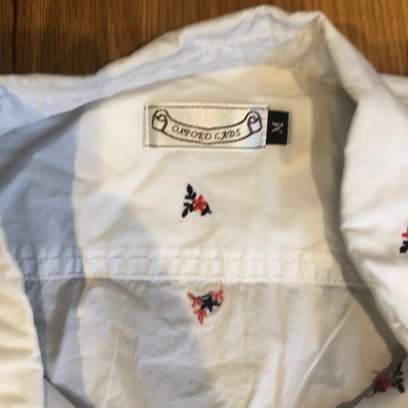 oxford lads | Shirts | Oxford Lads Flower Stitch Shirt | Poshmark